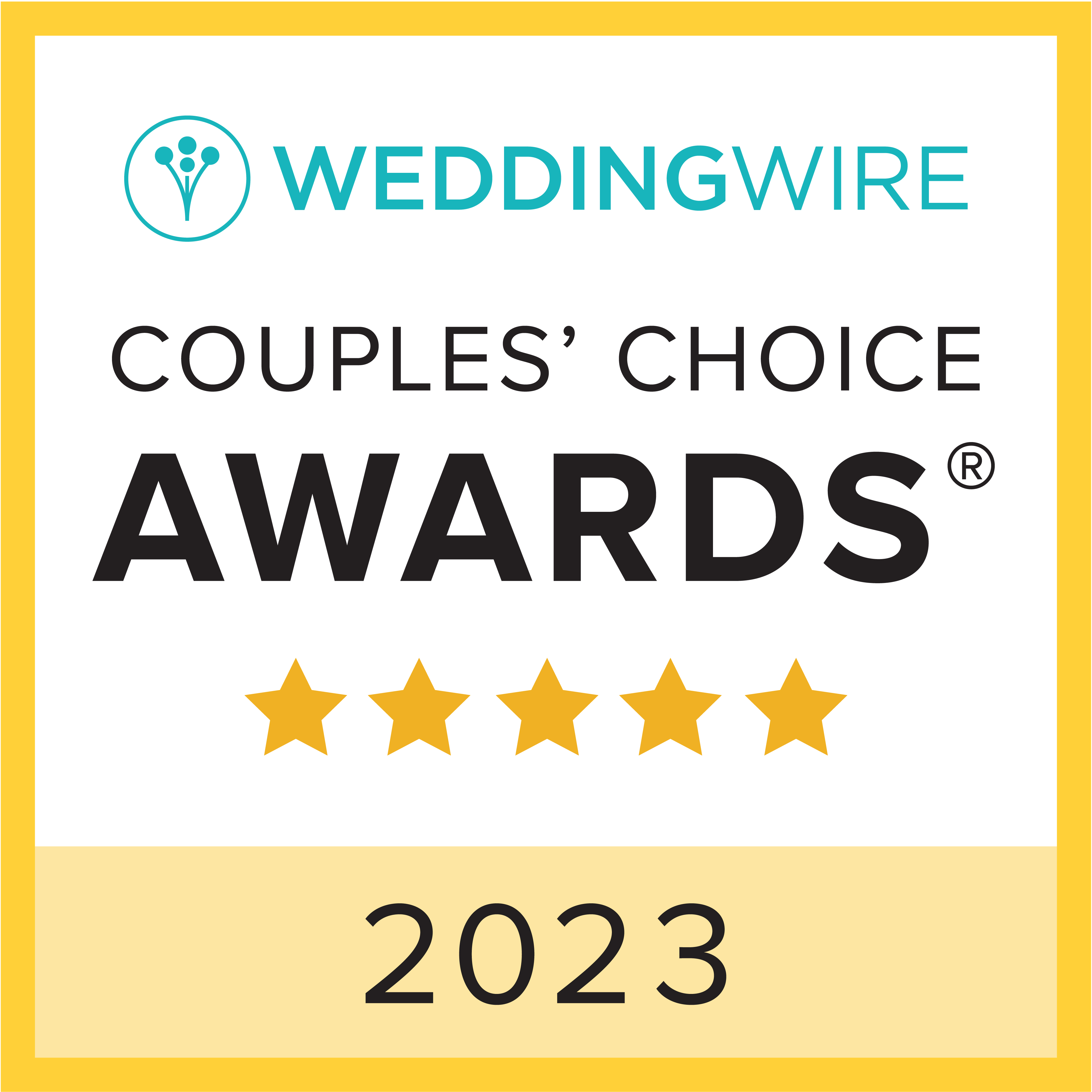 Wedding Wire Couples' Choice Awards 2023